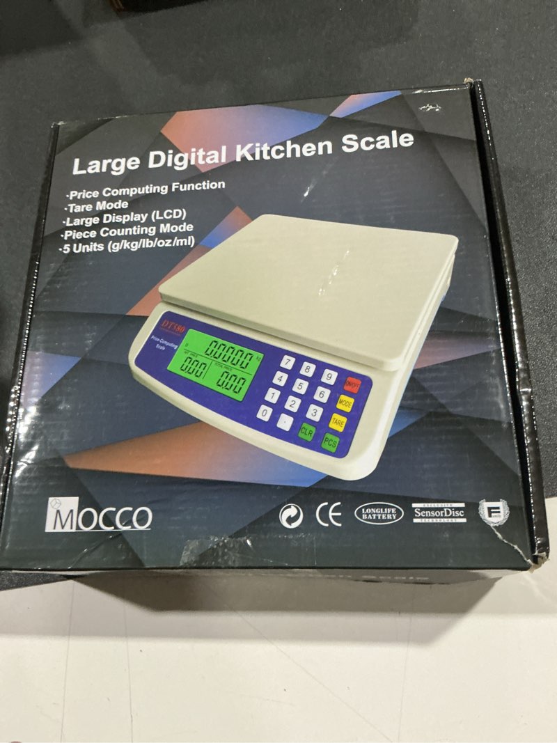 Condition photo showing Good Condition for Digital Kitchen Scale 40kg/88lb Stainless Steel Price Computing Scale Counting Scale Deli Scale with