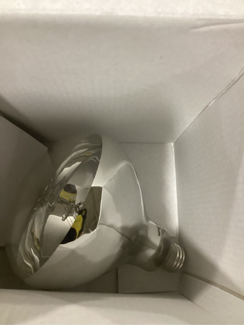Condition photo showing As Is for repti zoo 160w reptile heat lamp full spectrum uva uvb reptile sun lamp self-ballasted vapor basking spot lamp/bulb/light for reptile and amphibian