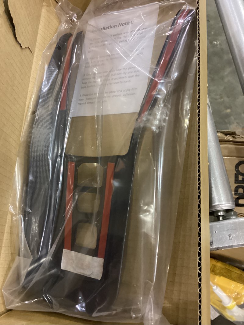 Fewshaw Carbon Fiber Central Control Gear Shift Panel Cover Trim Accessories for Polaris Slingshot 2