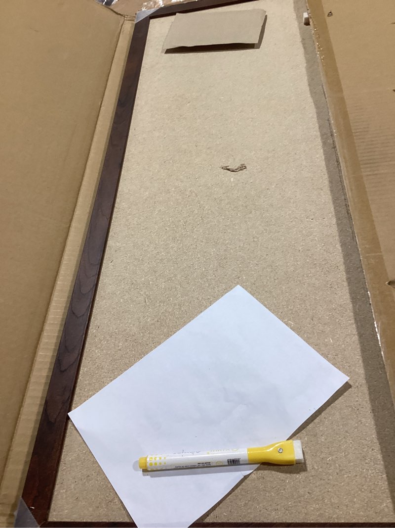 4 THOUGHT Chalk Board 24" x 36", Magnetic Large Chalkboard for Wall Rustic Blackboard Hanging Chalkb