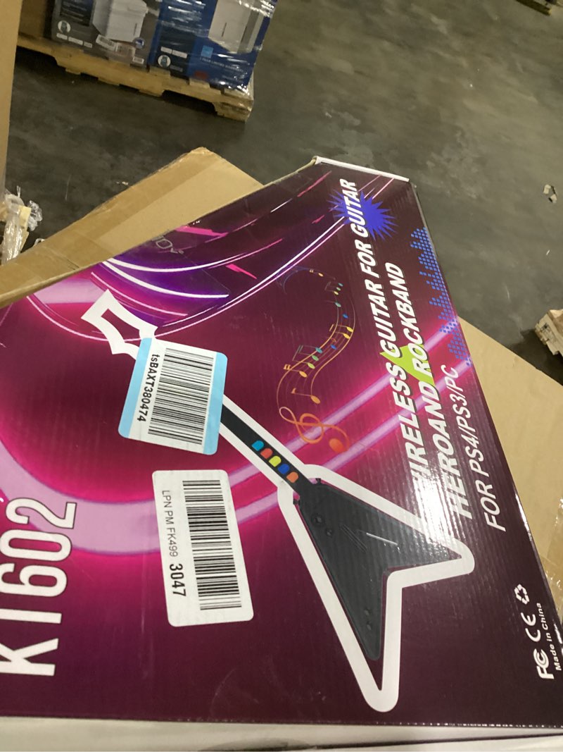 DOYO PC Wireless Guitar Hero Controller with Dongle for PS3, PS4/PlayStation 4, Compatible with Guit