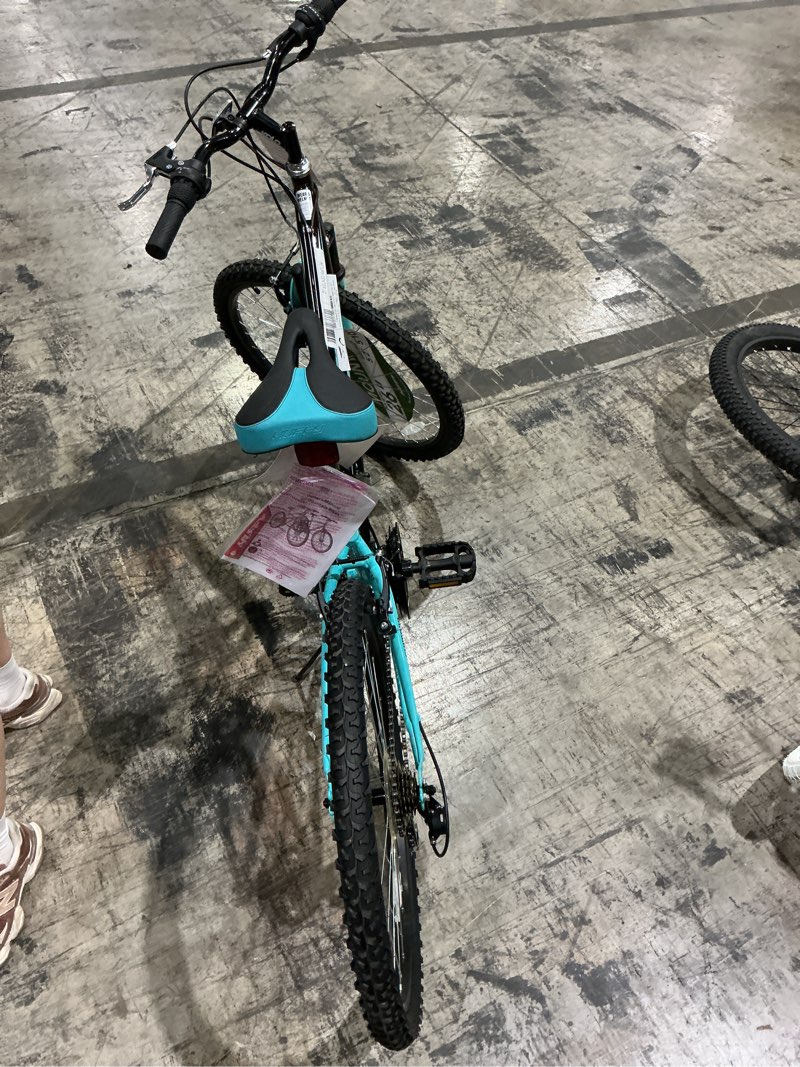 Condition photo showing Good Condition for huffy 26" trail runner mountain bike, fits riders 60”+, black/teal, adult, women's