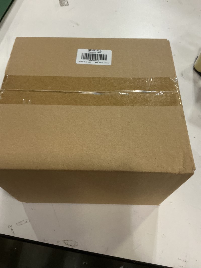 Condition photo showing New/Like New for Red Boot Christmas Vase, 8 Inch Ceramic Decorative Vases for Home Farmhouse Christmas Decor, Xmas Flower Vase for Holiday Table Centerpieces Shelf Decorations Festive Supplies