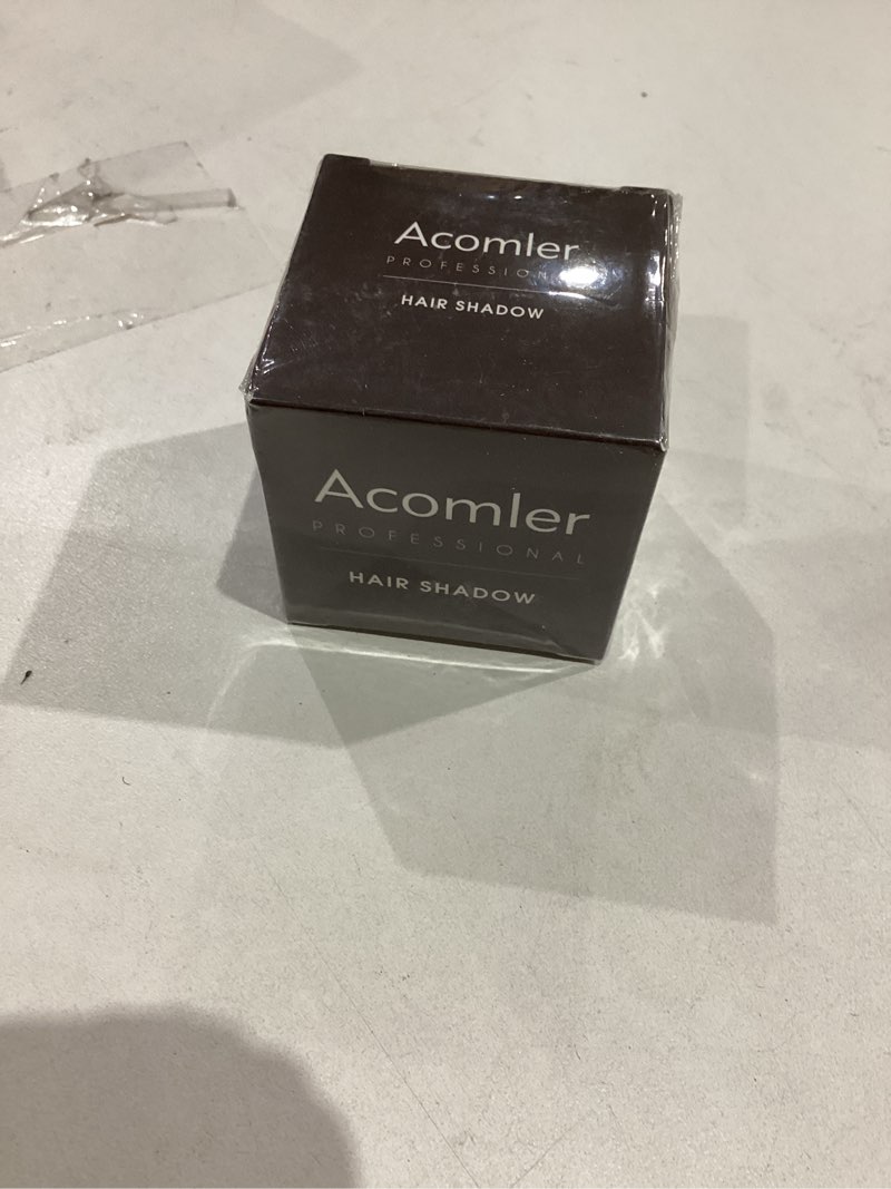 Condition photo showing New/Like New for Acomler Instantly Root Cover Up Powder for Thinning, Grey Hair - Hairline Shadow, Touch Up for Women/Men with Eyebrows, Beard, Bald Spots (Black) 0.14 Ounce (Pack of 1) Black