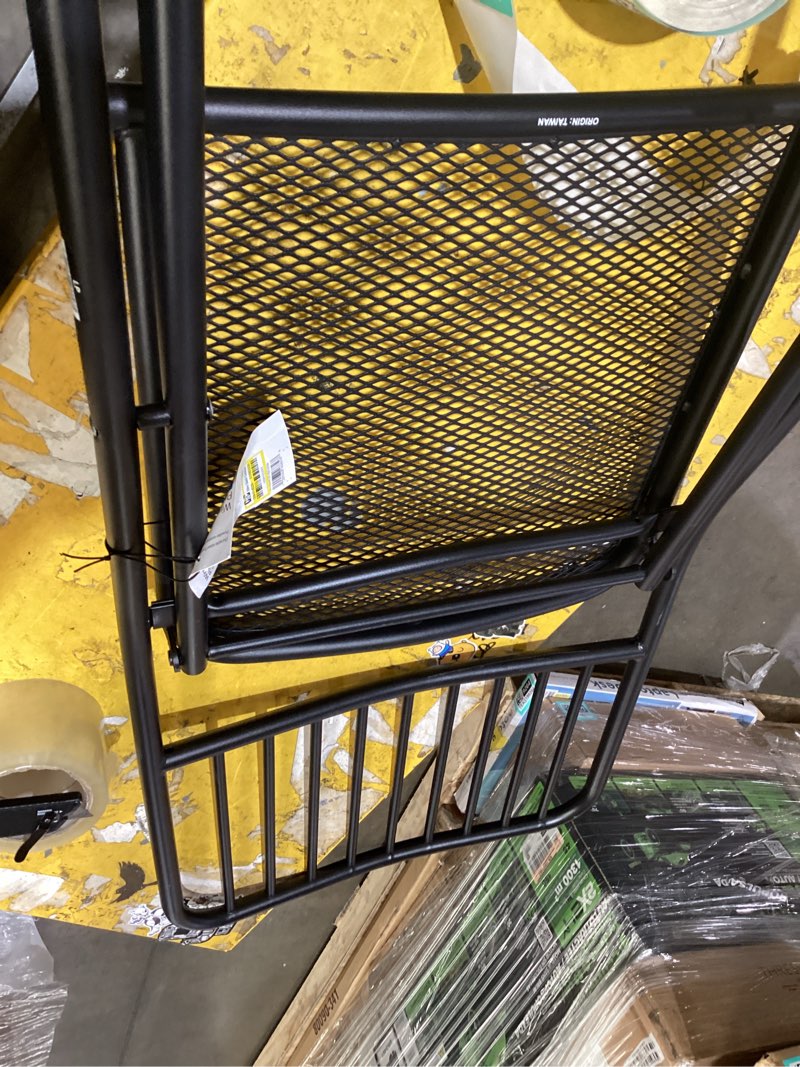 Condition photo showing Good Condition for wire back outdoor patio chair black - room essentials™