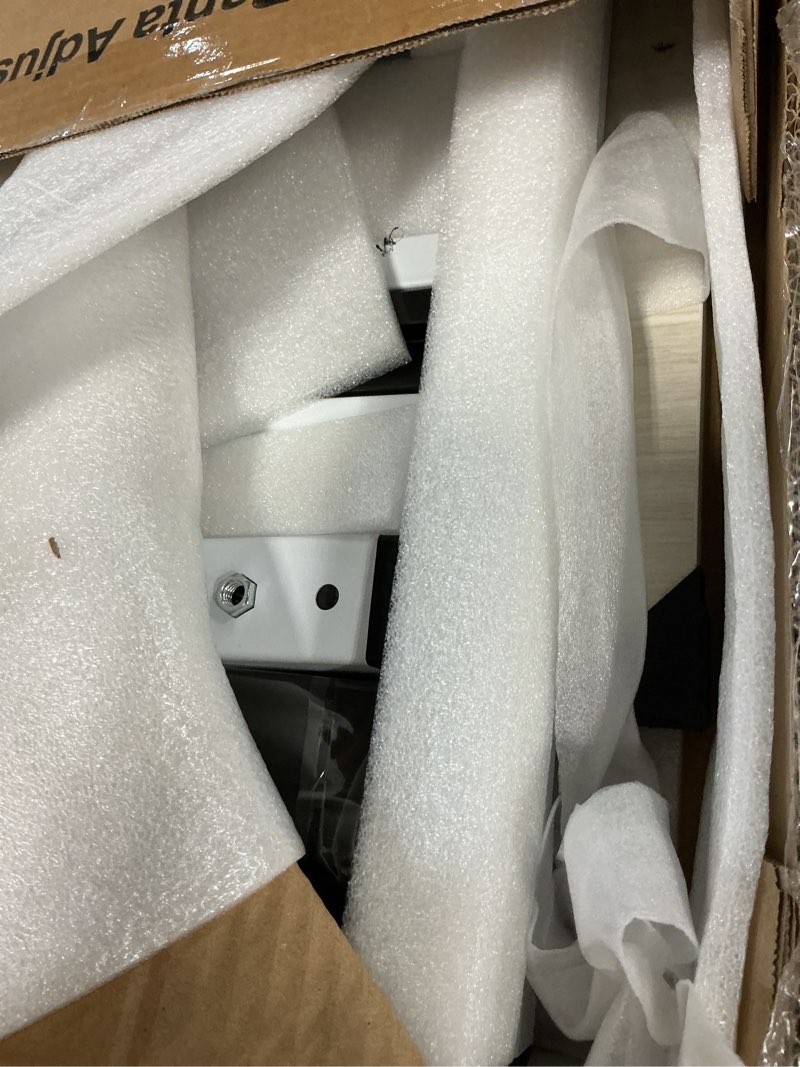 Condition photo showing Good Condition for Panta Height Adjustable Rolling Laptop Stand, Overbed Table with 2 Tilting Desktops, Mobile Laptop Table for Couch with Cup Holder, Mobile Computer Workstation for Office, Home and Hospital,Maple