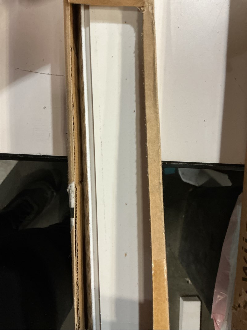 Condition photo showing Good Condition for Blackout PVC Light Blocking Strips for Window Shades and Blinds - Blocks Light Along The Sides of Blackout Blinds,Side Tracks for Cordless Shades, Light Blocking Strips for Bedroom (White, 58",2Pcs) White-2pcs