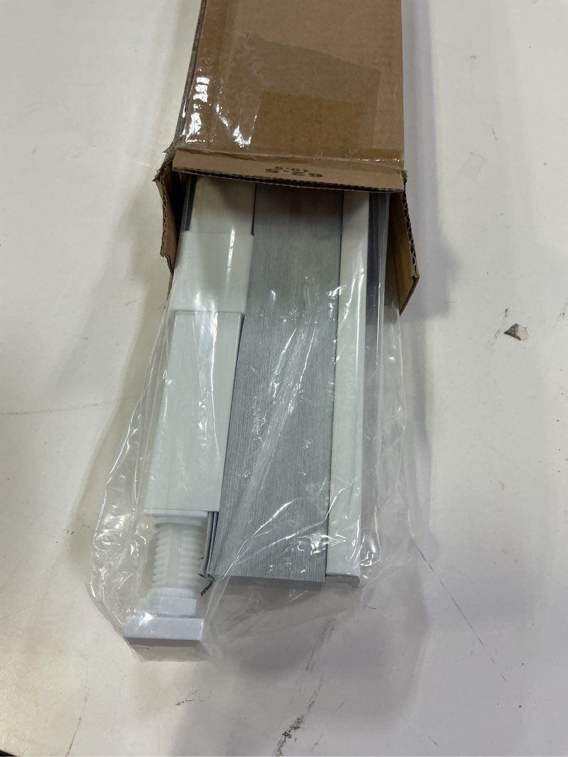 Condition photo showing Good Condition for LazBlinds Cordless Cellular Shades, No Tools No Drill Blackout Honeycomb Shades Pleated Blinds for Windows, 25" W x 64" H, Silver White Blackout-silver White 25'' W x 64'' H