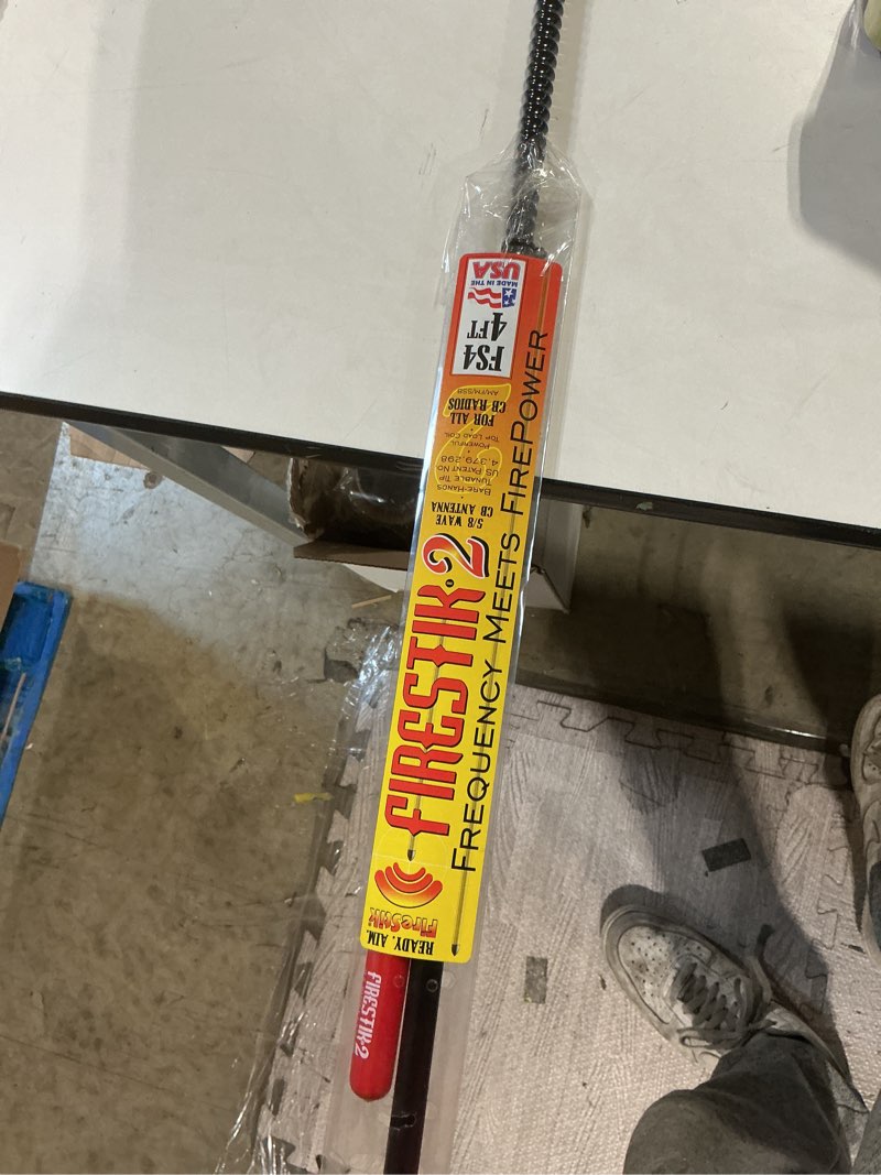 Condition photo showing Good Condition for firestik fs-4bk 4' (r) ii fs series tunable tip cb antenna - 900 watts black