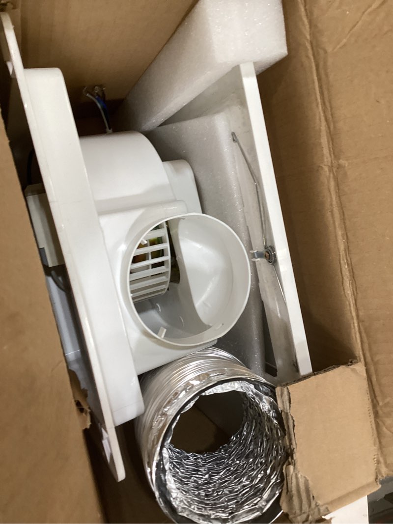 Condition photo showing Good Condition for bathroom exhaust fan with light,11.8 inch panel bathroom vent fan with 12w led light,120 cfm 1.0 sones low noise,4 inch duct quiet square fan for home,bath restroom,hotel,office