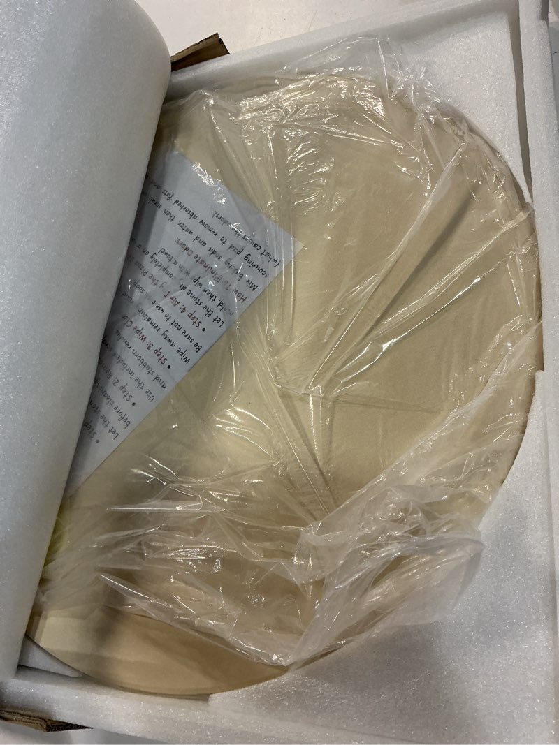 Condition photo showing Good Condition for extra large pizza stone for oven 20 inch, compatible with kamado joe grill 20 inch round