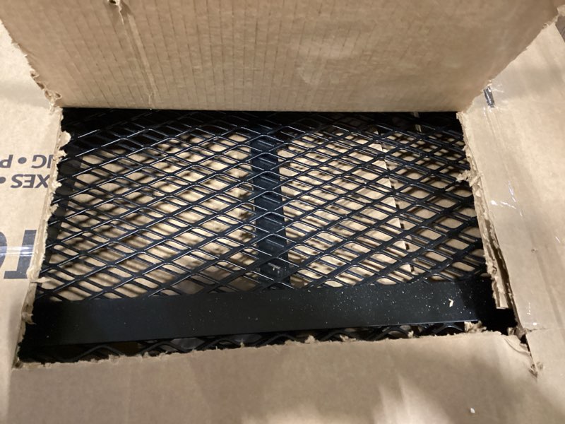 Condition photo showing As Is for ecotric 46.2 x 26.8 x 38.7 inch hitch cargo carrier w/ramp foldable 500 lbs trailer hitch mount steel wheelchair carrier mobility scooter ramp 2" hitch receiver for snow blower suv truck van car