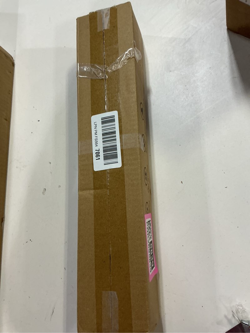 Condition photo showing New/Like New for White Shower Curtain Rod,1 Inch Diameter Stainless Steel Adjustable Spring Tension Rods 32 to 68",with Holders,Anti-Slip,Curtain Rods No Drilling(1 Pack) 32-68 White