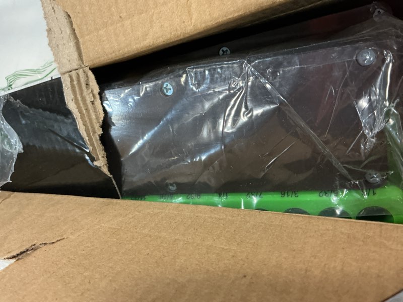 Condition photo showing Good Condition for Magnetic Socket Organizer Set, 6-piece 1/4", 3/8", 1/2" SAE & Metric Sockets Holder, Drive Socket Trays, Storage Tool Box, Holding 143 Slots, Soft Rubber Covering Black Green Tools 6PCS Green/Black