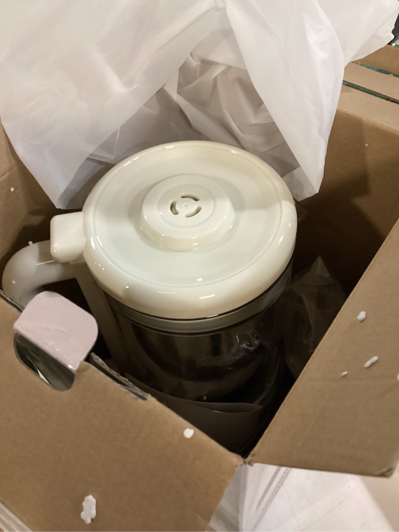 Condition photo showing New/Like New for 8-in-1 nut milk maker machine, 12 blade 50oz homemade almond, soy, oat, coconut, juice, plant-based 