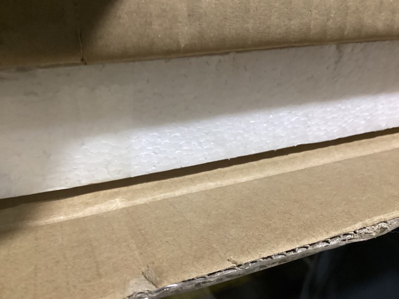 Condition photo showing As Is for KOHROS Bathroom Mirrors for Over Sink - Oval Frameless Mirror - Beveled Polished Wall Mirror for Bathroom, Vanity, Bedroom (18" W x 24" H Oval) Oval 18"L x 24"W