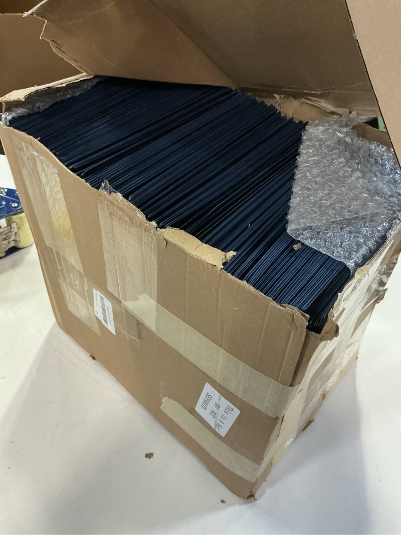 Condition photo showing Good Condition for Kosiz 300 Pcs Tax Return Folders Bulk 9 x 12 Inch 2 Pocket Gold Foil Stamped Folder with Pockets for Business Office Storing or Handling Personal and Customer Tax Return Organizer (Blue) 300 Blue