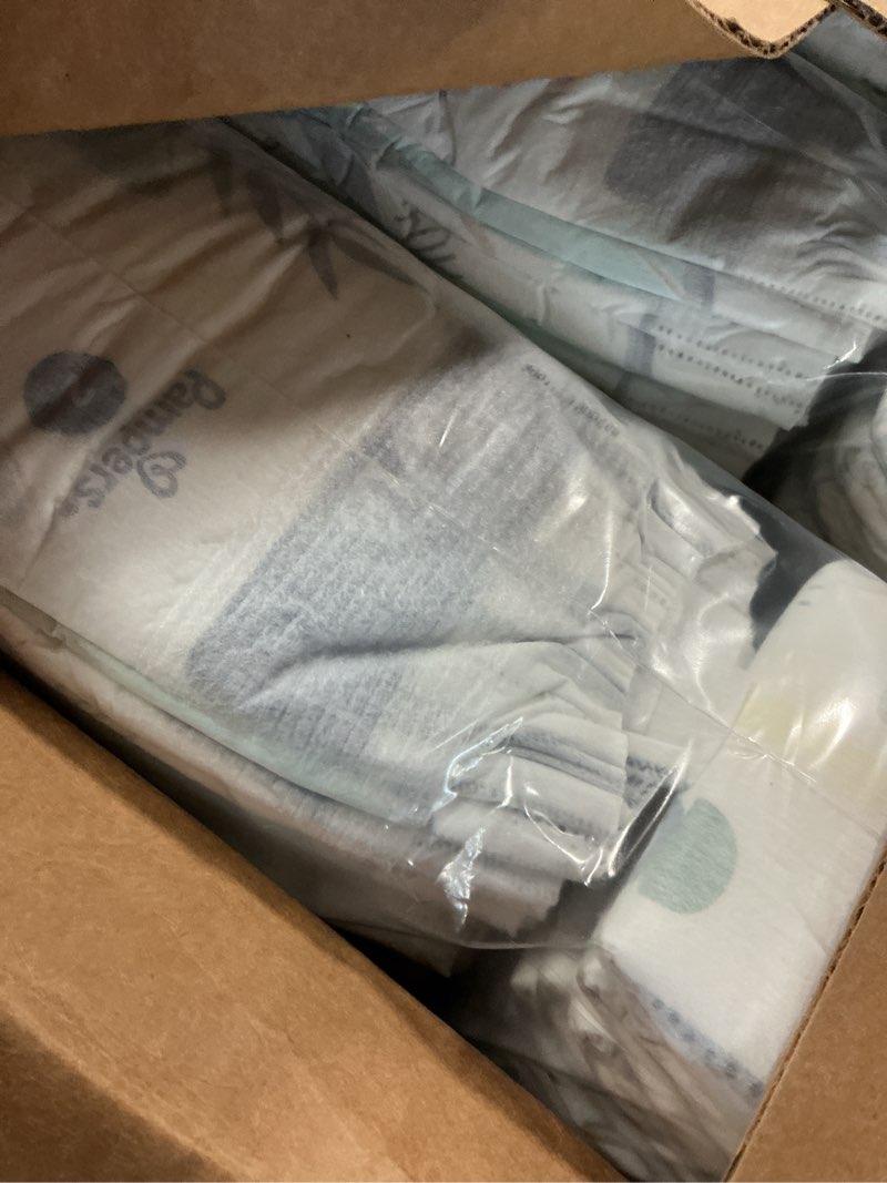 Condition photo showing New/Like New for pampers pure baby diapers, size 2 (12-18 lbs), 186, up to 100% leakproof, premium hypoallergenic soft diapers size 2 186