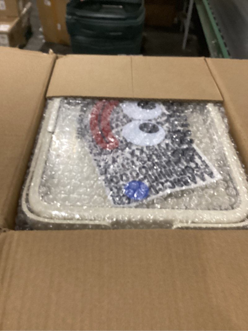 Condition photo showing New/Like New for Plastic Craft Organizers and Storage Box with Instructions Holder,Art Supply Containers with Handle and Removable for lego, Books, Bead, Tool, Sewing (5 Layer, Cream White) 5 Layer Cream White