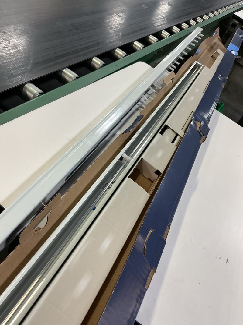 Condition photo showing As Is for levolor trim+go 13-piece vertical blind head rail