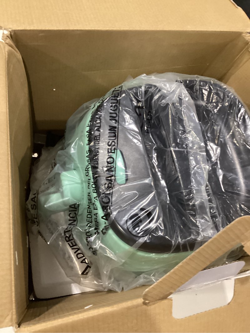 Condition photo showing Good Condition for dash tasti-crisp™ air fryer - aircrisp® technology - compact design with adjustable temperature control - nonstick fry basket & auto shut-off feature - 2.6 quarts - aqua aqua 2.6 qt. analog