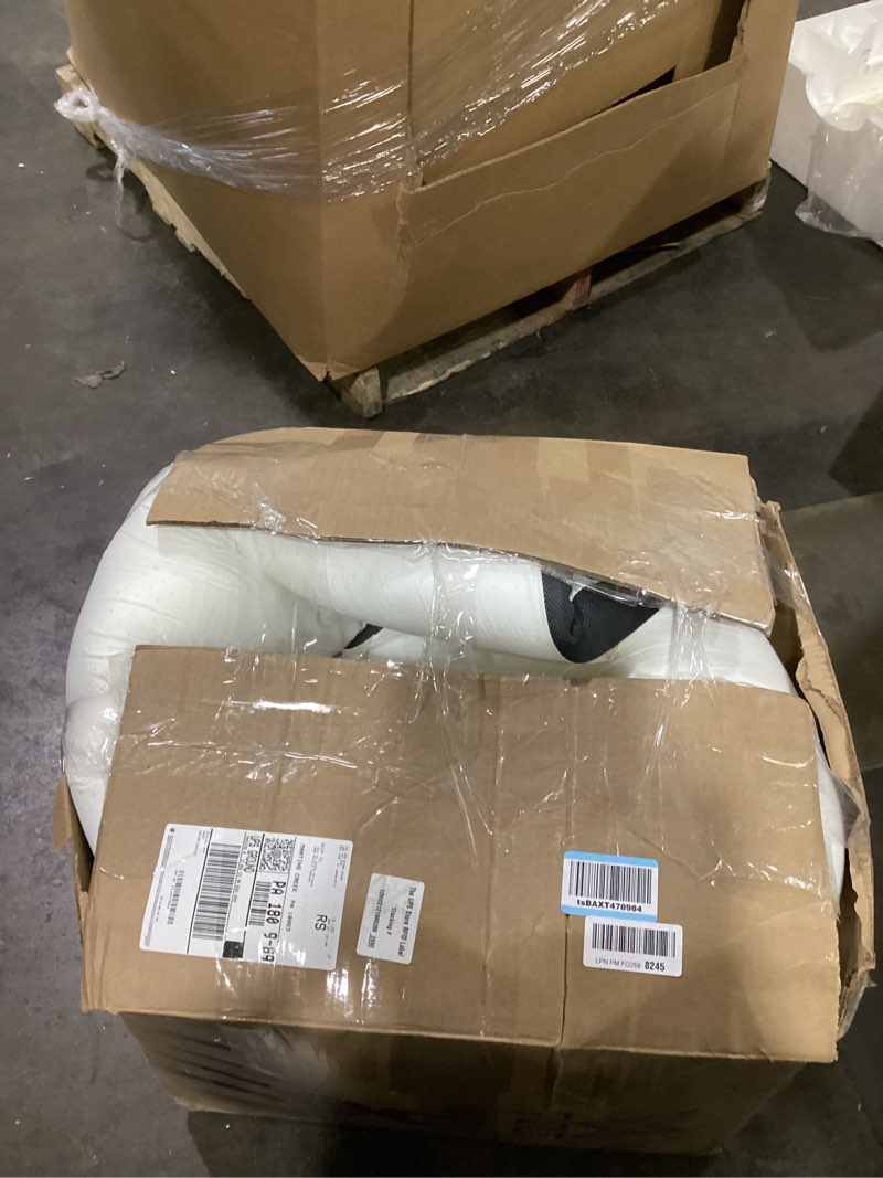 Condition photo showing As Is for Extra Firm Mattress Topper Queen: 3 Inch High Density Mattress Pad, Extra Support for Pain Relief Bed Topper, Breathable Washable Cover with Anti-Slip Straps, CertiPUR-US Oeko-Tex Certified 80x60