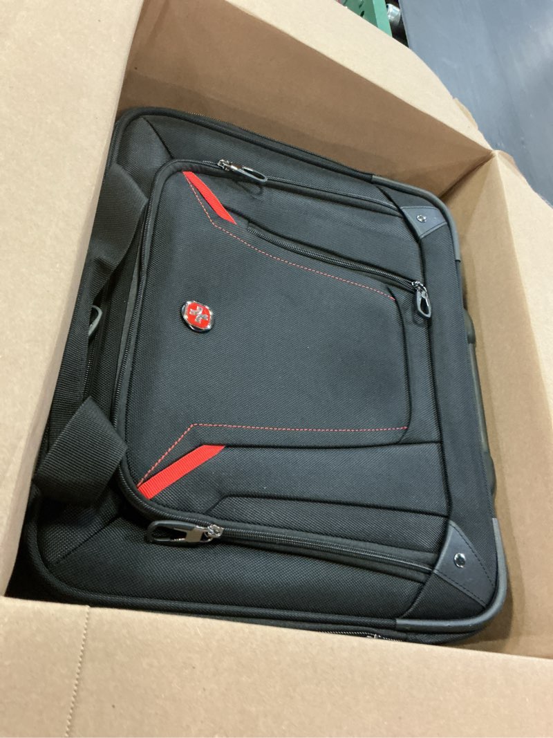 Condition photo showing Good Condition for star cloud Rigid Frame Rolling Laptop Bag 18"×14"×8", Water-Resistant Rolling Briefcase with Wheels, Business Travel Computer Bag, Underseat Carry on Luggage for Men & Women
