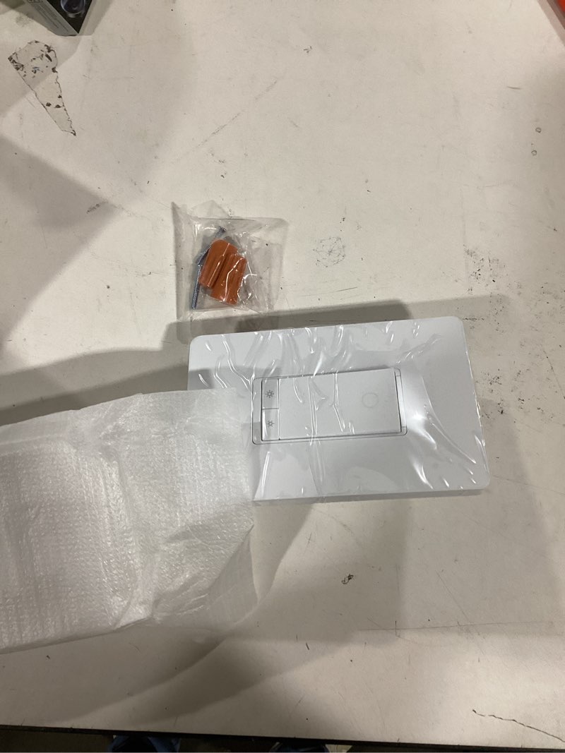 Condition photo showing Good Condition for Kasa Matter Smart Dimmer Switch: Voice Control w/Siri, Alexa & Google Assistant | UL Certified | Timer & Schedule | Easy Guided Install | Neutral Wire Required | Single Pole | 2.4GHz Wi-Fi | KS225 White, Matter Compatible 1 Pack