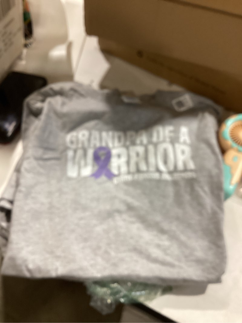 Condition photo showing Good Condition for cystic fibrosis grandpa of a cystic fibrosis warrior grandpa long sleeve t-shirt