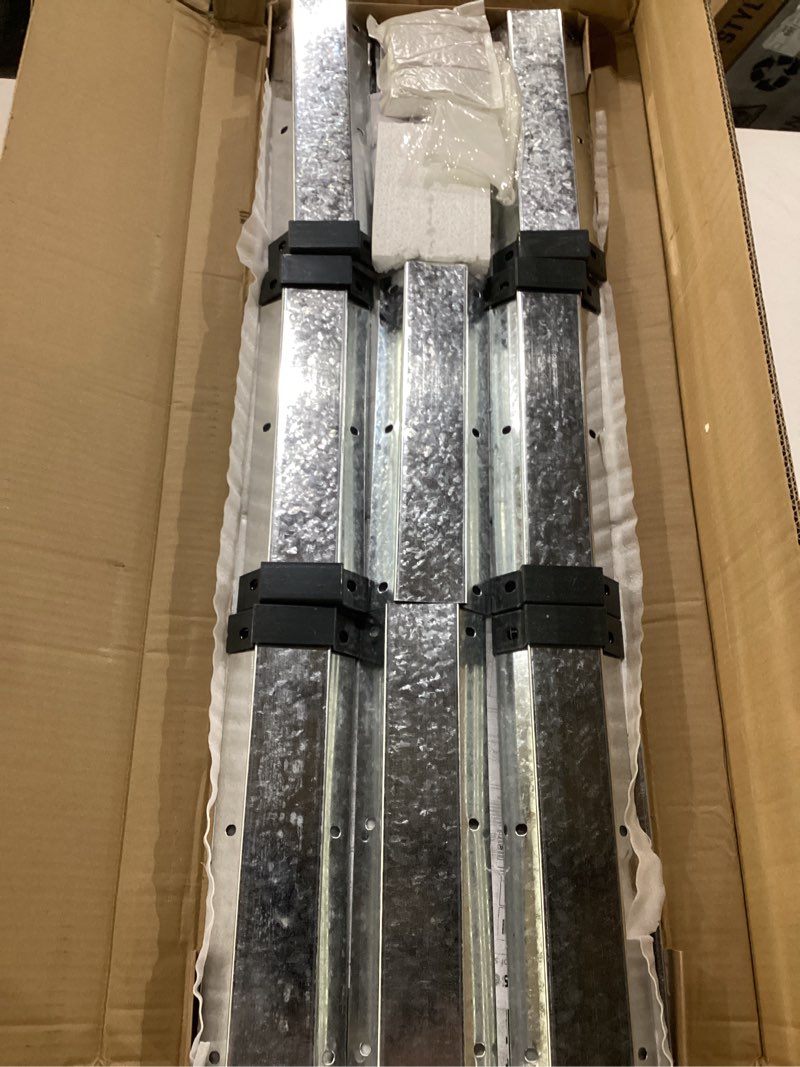 Condition photo showing Good Condition for *similar to stock* 8x4x1ft(2 pcs) galvanized raised garden bed,outdoor planter box metal patio kit planting bed for vegetables flowers herb,silver 8x4x1ft(2 pcs) silver
