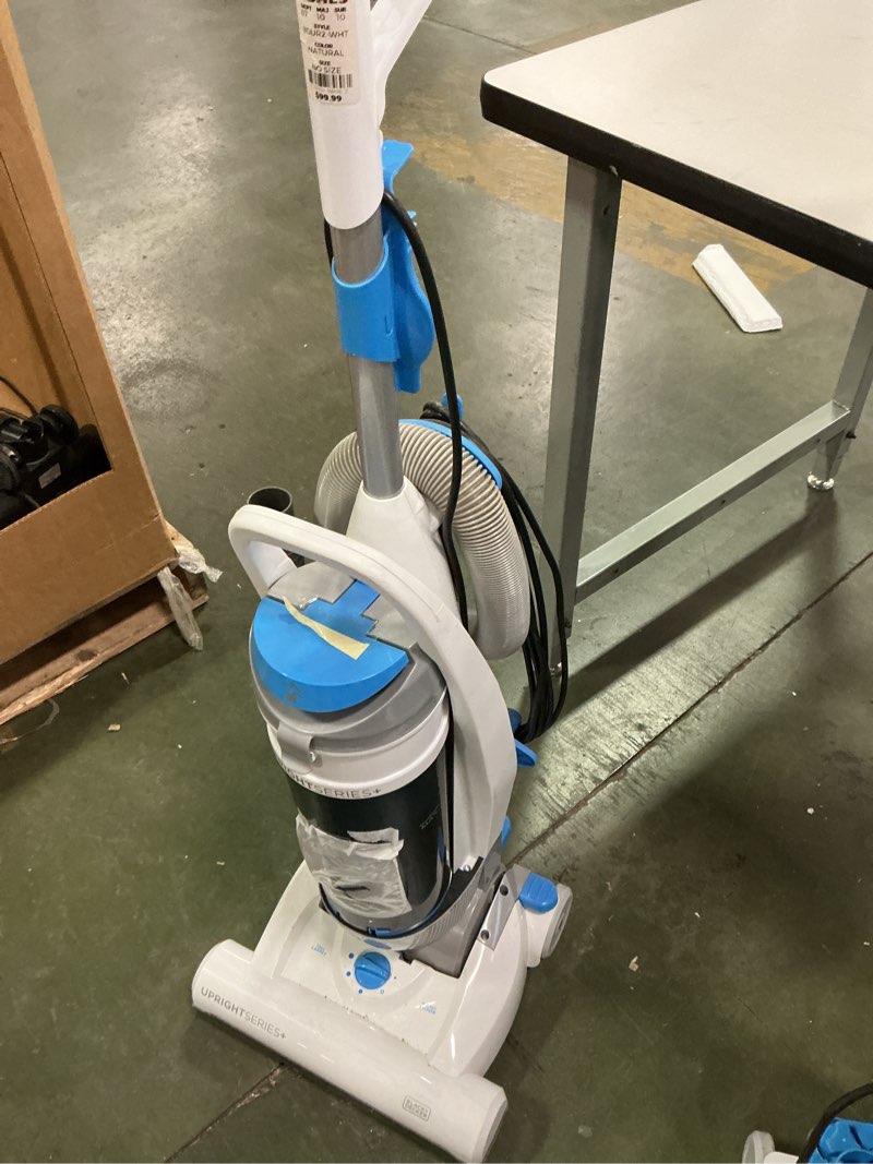 Condition photo showing As Is for BLACK + DECKER UPRIGHTSERIES+ Vacuum Cleaners vertical 