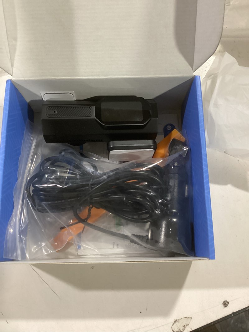 Condition photo showing Good Condition for Dash Cam, 2.5K Dash Cam Front, VEEMENT Dash Camera for Cars, 1440P Car Dash Camera with APP, WiFi Dash Cams with WDR Night Vision, 24/7 Parking Monitor Dashcam, 160°Wide, G-Sensor, Mini Car Camera Black