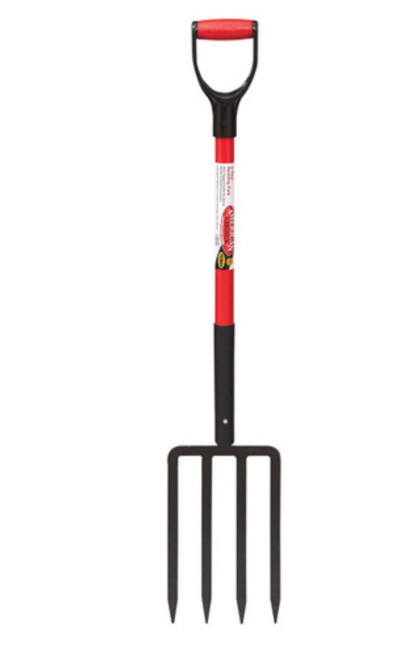 Spading Fork, 30\" fiberglass handle, poly D - Yeoman & Comp