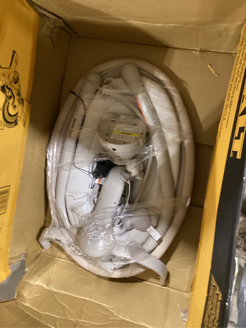 Condition photo showing Good Condition for maxi-cosi cassia baby swings for infants: smart portable baby swing with music, lightweight & foldable baby swing, 360 rotation infant swing, classic oat