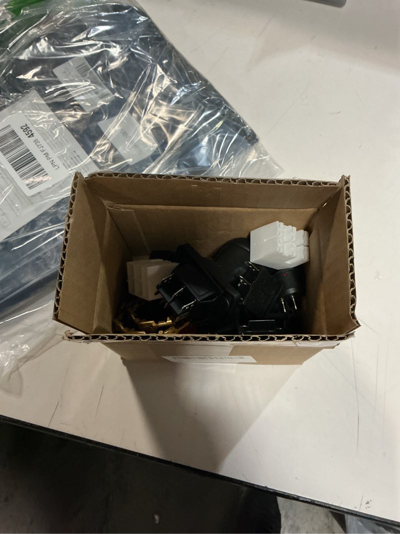 Condition photo showing Good Condition for 14PCS Set of Switch Kit for Power Wheels Kid's Ride on Toys Replacement Parts, Foot Pedal/Forward Stop Backward Shift/Push Button Power Supply/Reverse Handle Gear/High&Low Speed/Charging Port/Fuse