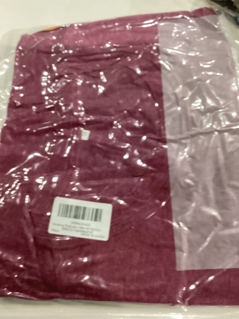 Condition photo showing New/Like New for Thanksgiving Shirts for Women Thankful T-Shirt Fall Tee Tops Darkred Medium