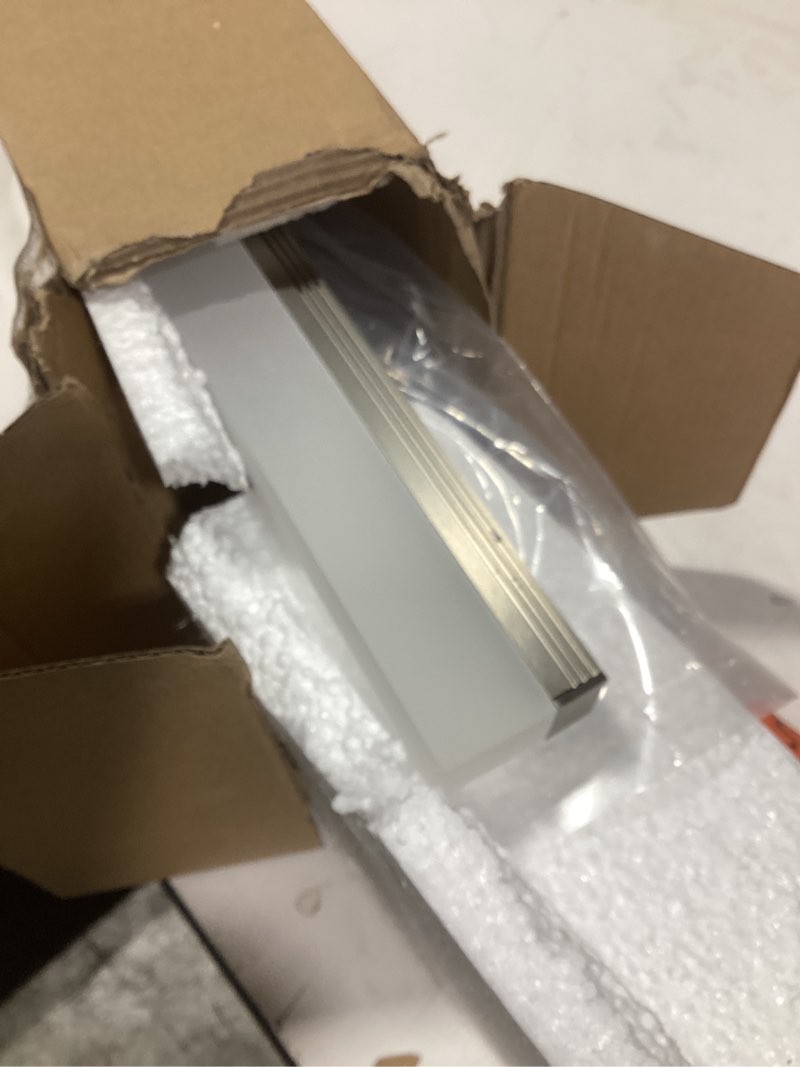 Condition photo showing Good Condition for aipsun 24 inch modern brushed nickel vanity light adjustable bathroom light fixtures over mirror rotatable vanity lighting 5500k