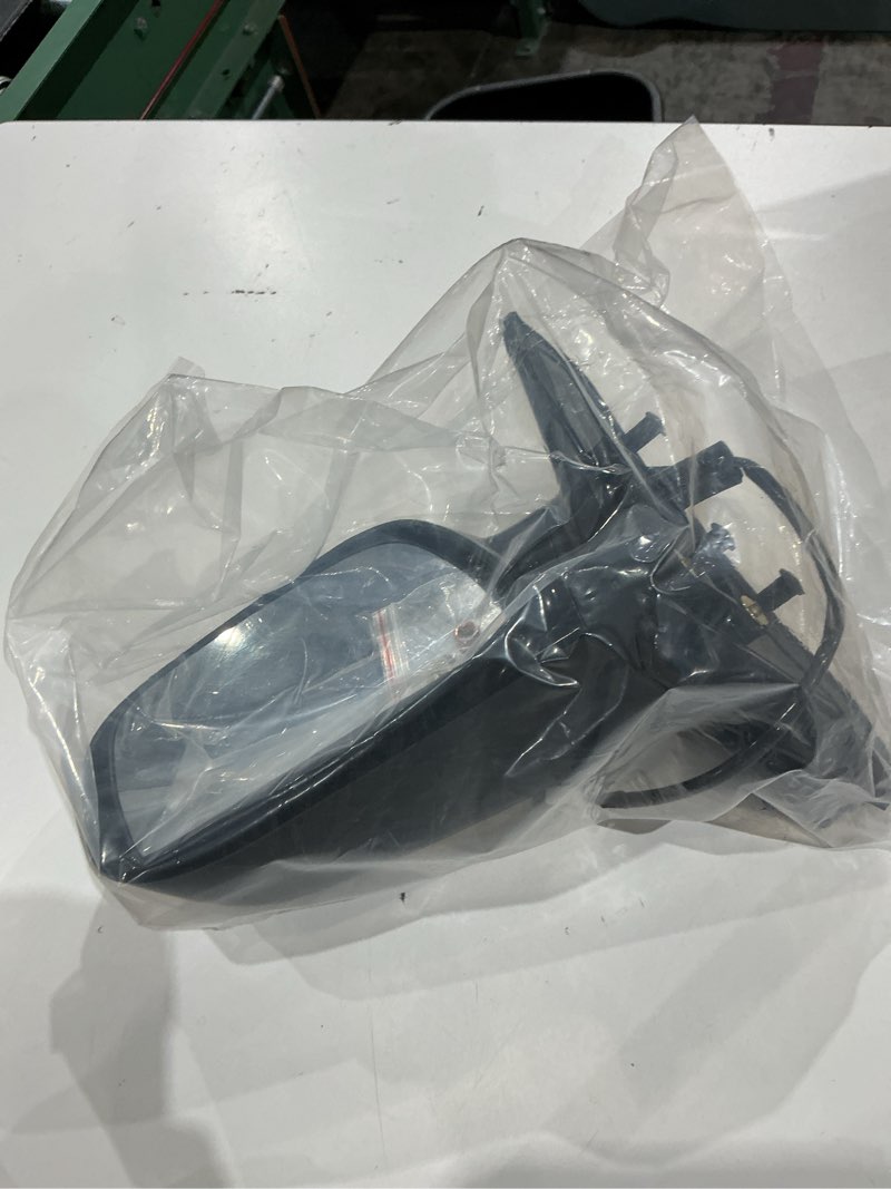 Condition photo showing Good Condition for dependable direct left driver side painted black non-heated non-folding door mirror for