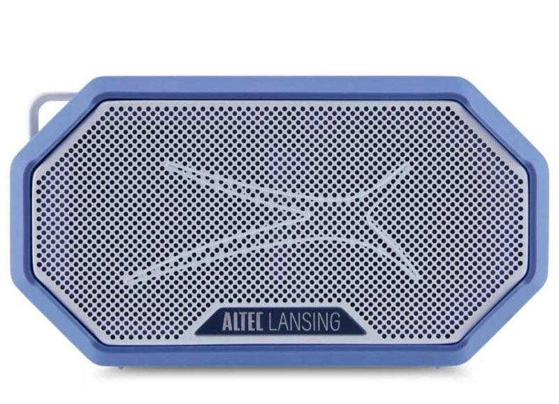 altec lansing hydramini 2.0 everythingproof magnetic wireless portable bluetooth speaker  periwinkle blue white  imw1002-periwt