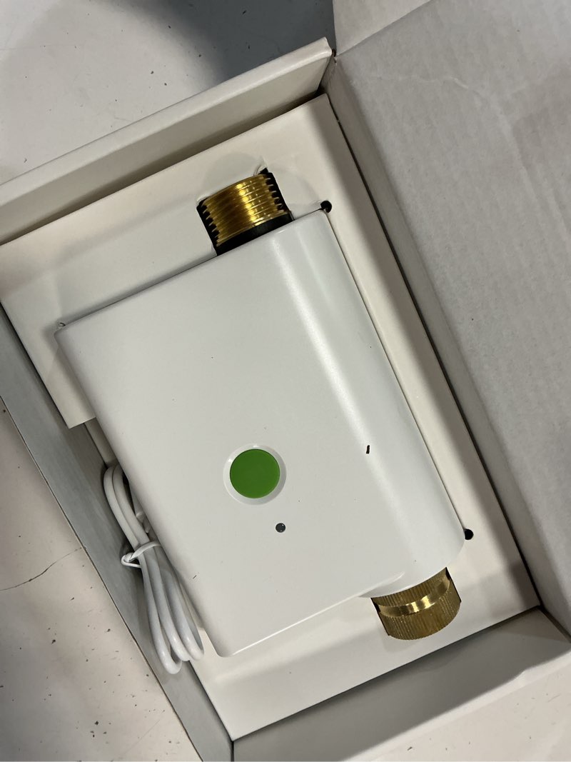 Condition photo showing New/Like New for meross wifi water timer for garden hose, smart hose timer with brass inlet & outet, wifi sprinkler valve work with apple homekit, alexa & google assistant, smart rain skip for lawn, garden & yard timer with wifi hub
