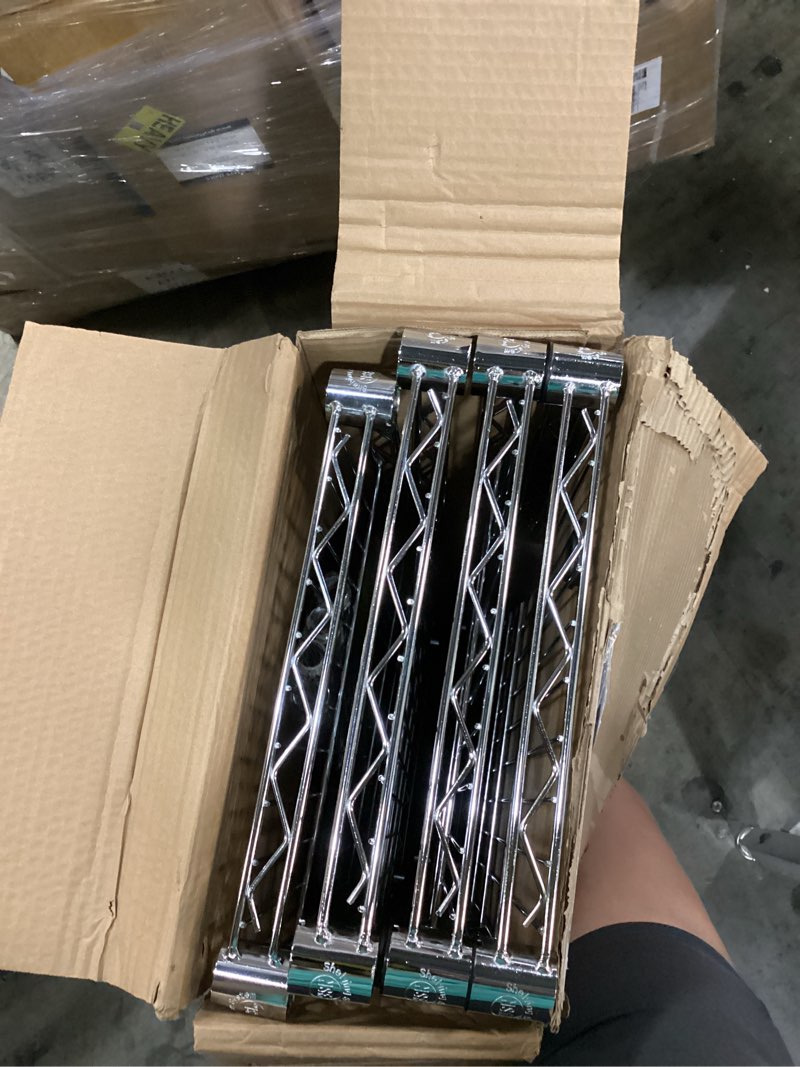 Condition photo showing Good Condition for style selections 14-in d x 35.7-in w x 53-in h 4-tier steel utility shelving unit