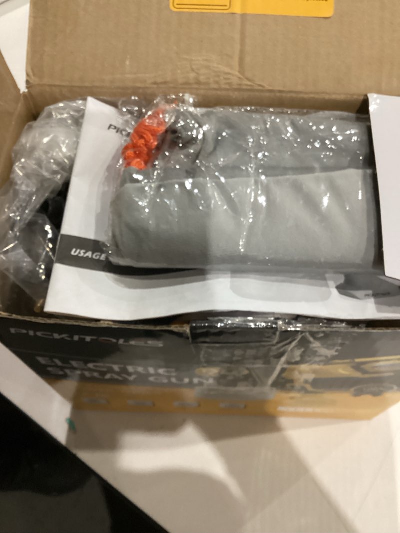 Condition photo showing Good Condition for 1000W HVLP Paint Sprayer High-Efficiency Electric Spray Gun with 6 Nozzles,Variable Patterns & Adjustable Flow, 47oz (1400ml) Detachable Container,Easy to Clean for Home Improvement Projects Yellow