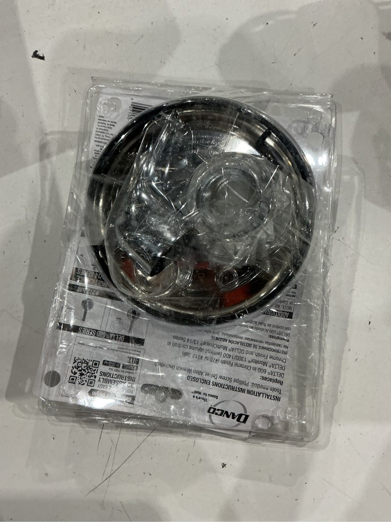 Condition photo showing As Is for danco trim kit stainless steel