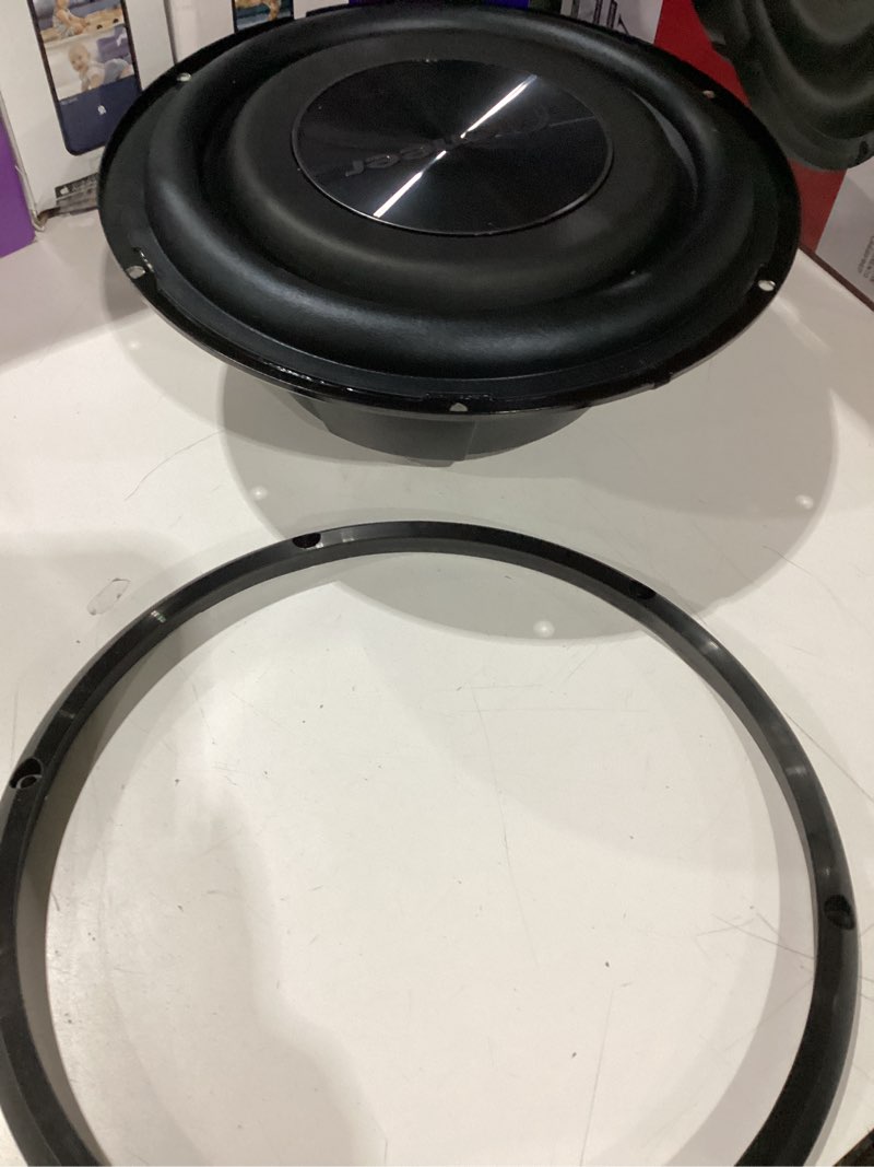 Condition photo showing As Is for used not tested pioneer a-series ts-a2500ls4 10” subwoofer – 1200w max, shallow-mount design, deep bass in tight spaces 10\" - 1200w shallow mount component subwoofer