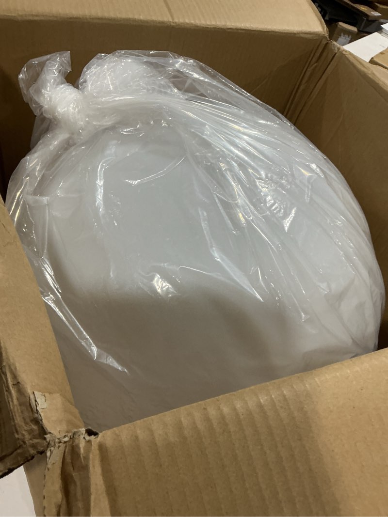 Condition photo showing As Is for Large LED Glowing Ball Light, 20-in Outdoor LED Garden Orb Lights, Rechargeable Globe Lights RGB Color Changing Globe Floor Lamp Mood Lamp w/Remote, Waterproof Light Up Ball Light for Patio Lawn Decor