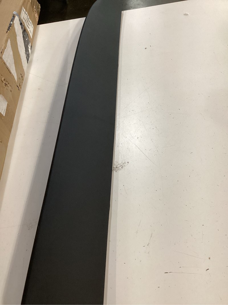 Condition photo showing As Is for compatible with 1967-1968 pontiac firebird chevrolet camaro rear lid wing spoiler lip black