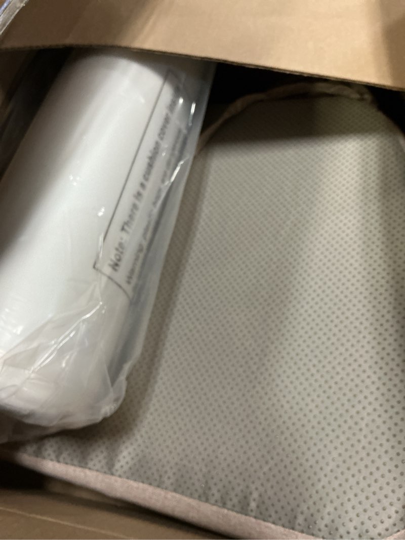 Condition photo showing Good Condition for aaaaacessories d-shaped chair cushions, 2" thick dining chair pads with ties and removable, machine-washable cover, 17" x 16", set of 4, oatmeal beige oatmeal beige 4 count(pack of 1)