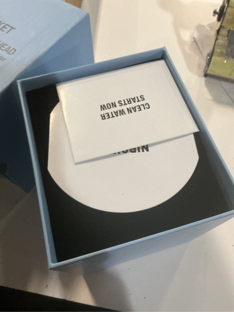 Condition photo showing New/Like New for Filtered Shower Head - High-Pressure Showerhead with Water Filter System | Ideal for Hair and Skincare | Shower Water Filter System | Improve Beauty and Personal Care Routine (Brushed grey)