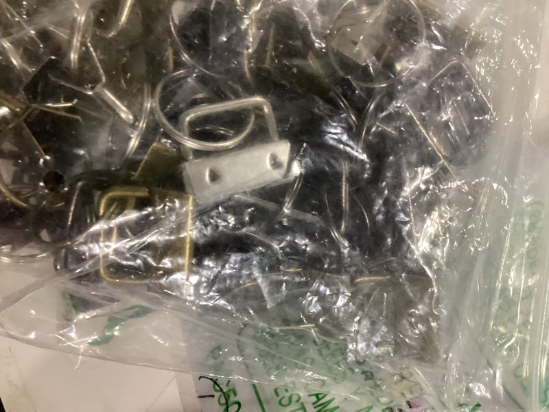 Condition photo showing New/Like New for **incomplete**(no pliers) with 1pcs key fob hardware for key fob wristlets instal