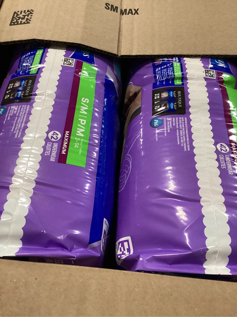 Condition photo showing New/Like New for Always Discreet Adult Incontinence Underwear for Women and Postpartum Underwear, S/M, Up to 100% Bladder Leak Protection, 84 Count (Packaging May Vary)